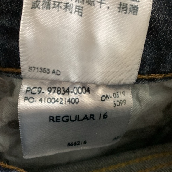 Signature by Levi Strauss Blue Straight-Leg Jeans - Picture 9 of 14